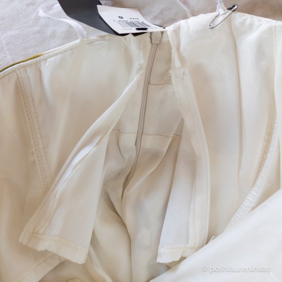 David Meister Floral Silk Dress *NWT* – Strapless / Formal Dress – US 8 - Picture 14 of 16